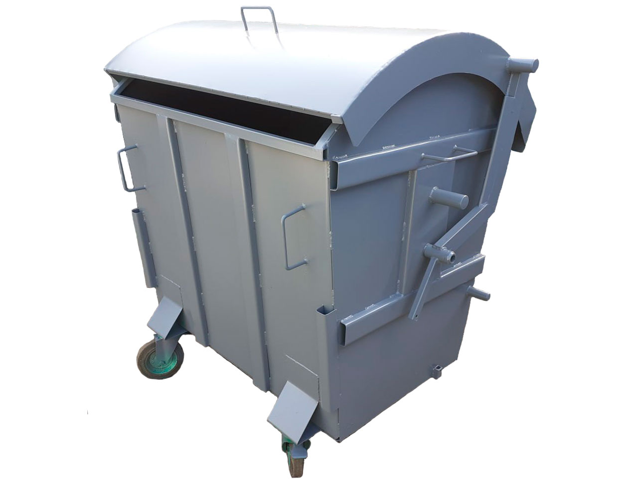 Євроконтейнер для сміття 1100 літрів металевий ТАФ-87